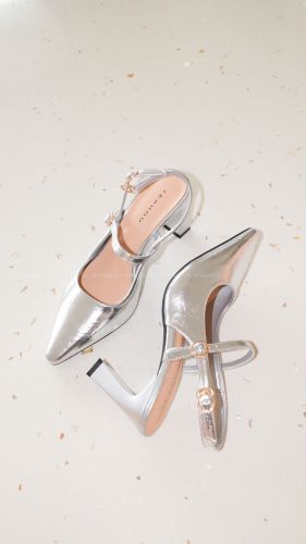 Giày cao gót slingback nữ Trazzi