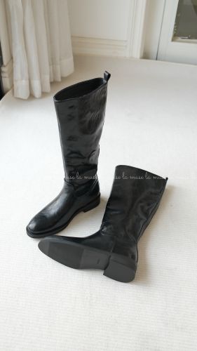 Boots gối đế thấp nữ Udon