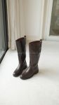 Boots gối đế thấp nữ Udon