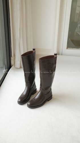 Boots gối đế thấp nữ Udon