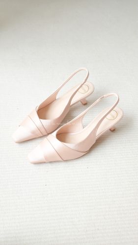 Giày cao gót slingback nữ Welli