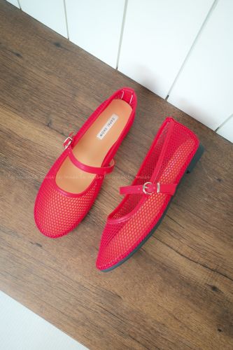 Giày mary jane nữ ren lưới Xavia