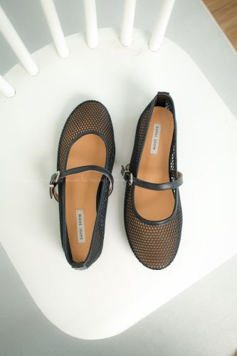 Giày mary jane nữ ren lưới Xavia