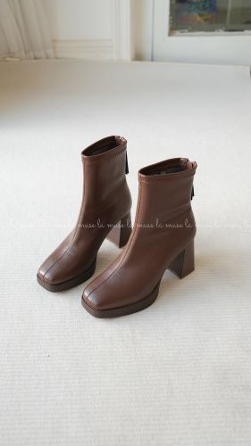 Boots cao gót nữ Youni